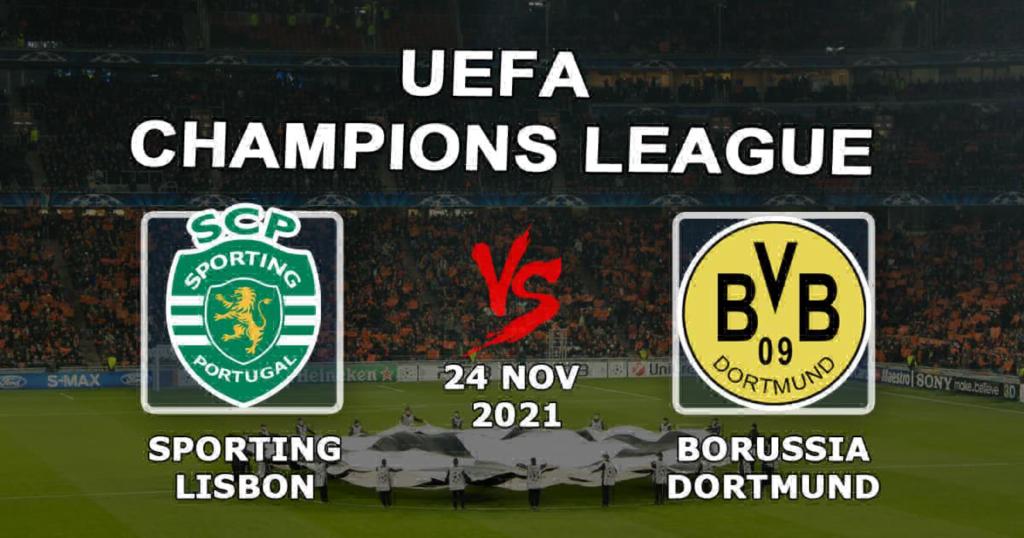 Sporting Lisboa - Borussia Dortmund: spådom og spill på Champions League-kampen - 24.11.2021