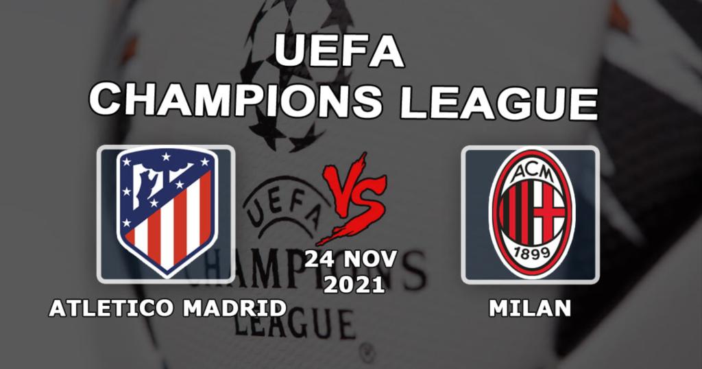 Atletico Madrid - Milan: spådom og spill på Champions League-kampen - 24.11.2021