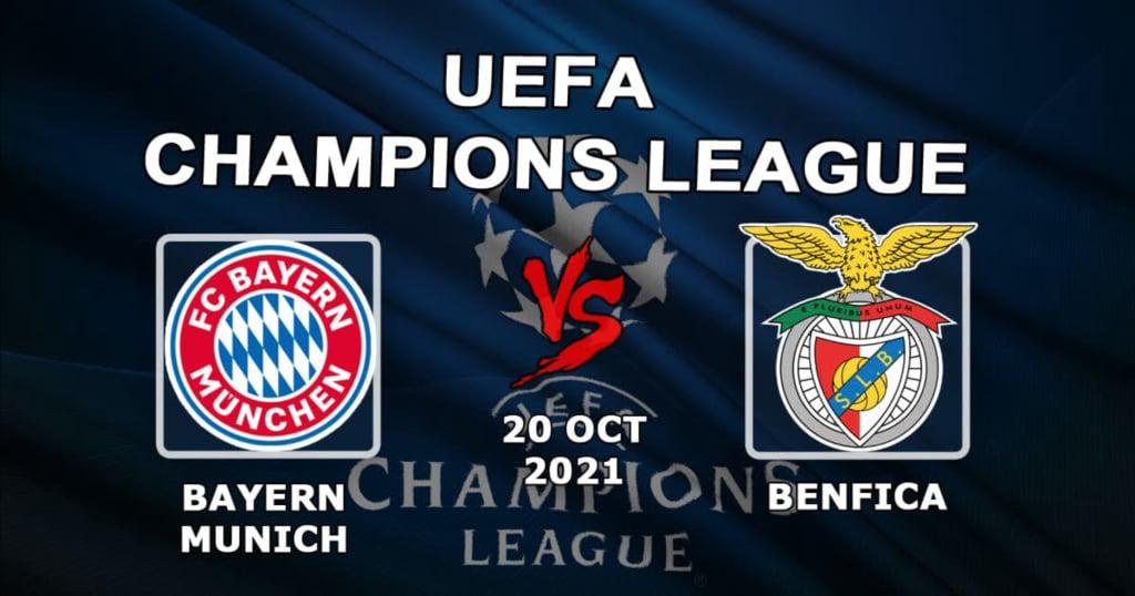 Bayern München - Benfica: spådom og spill på Champions League -kampen - 20.10.2021