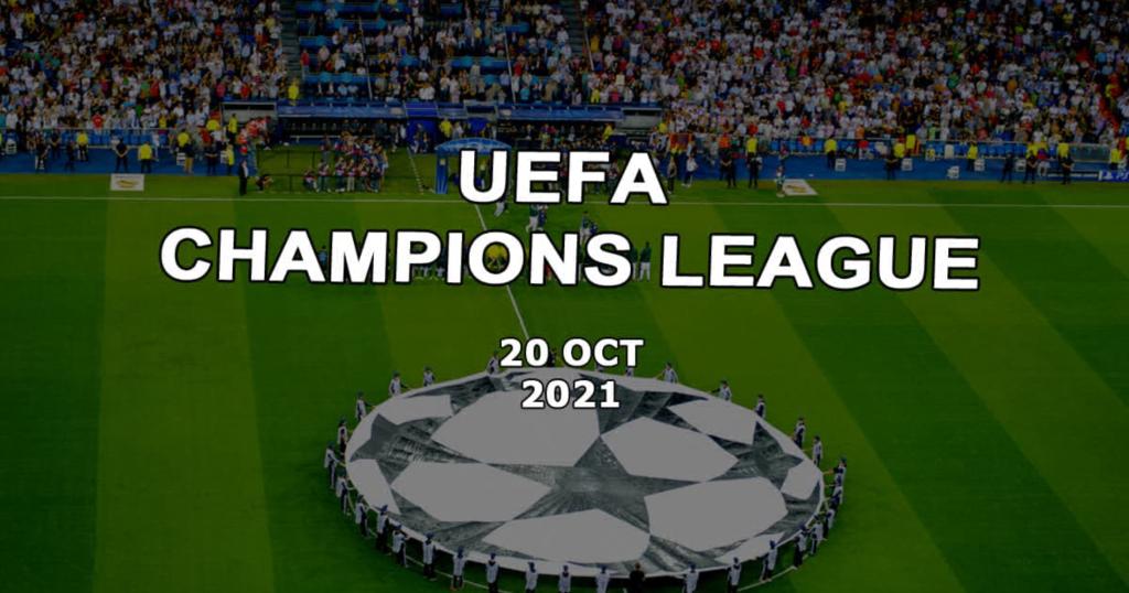 Spådommer for Champions League -kamper - 20.10.2021