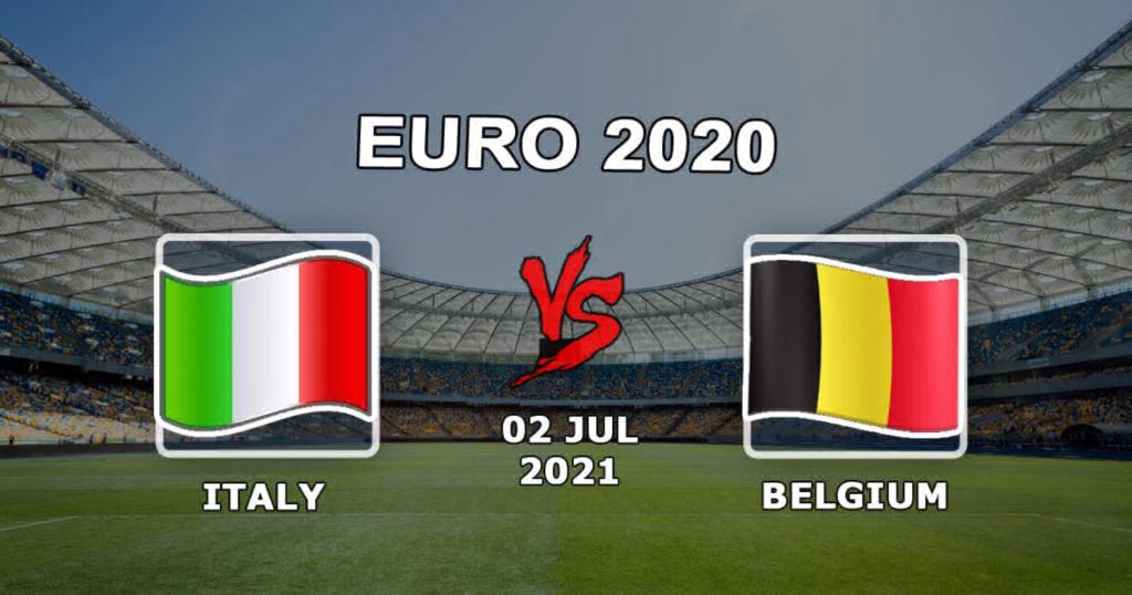 Italia - Belgia: spådom og spill på kampen 1/4 finale i Euro 2020 - 02.07.2021
