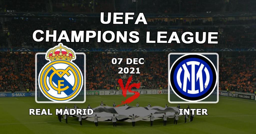 Real Madrid - Inter: spådom og spill på Champions League-kampen - 07.12.2021