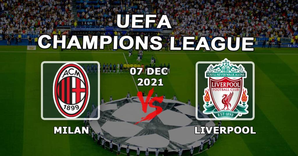 Milan - Liverpool: spådom og spill på Champions League-kampen - 07.12.2021