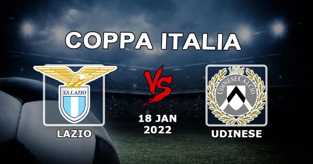 Lazio - Udinese: spådom og spill på Coppa Italia-kampen - 18.01.2022