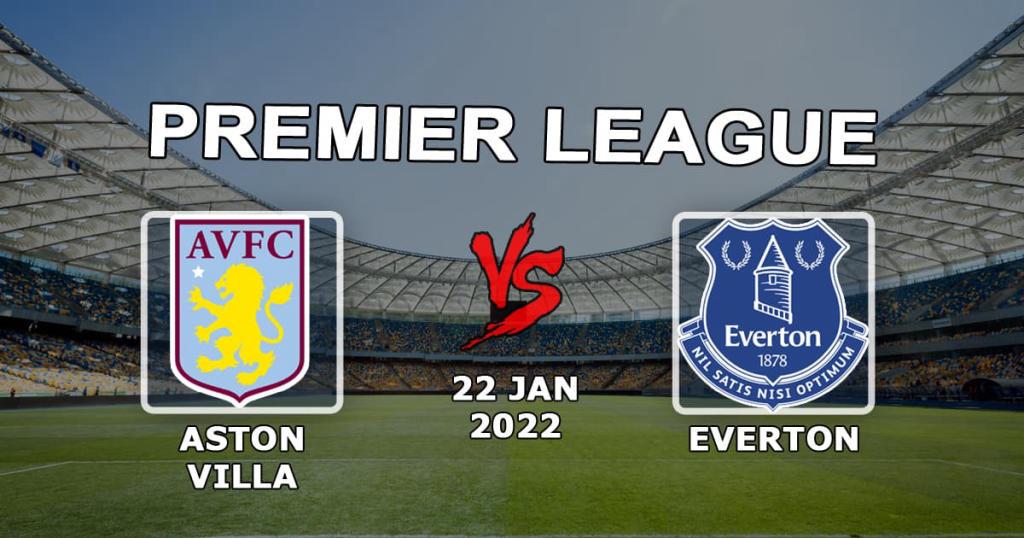 Everton - Aston Villa: tippe og spill på kampen Premier League - 22.01.2022