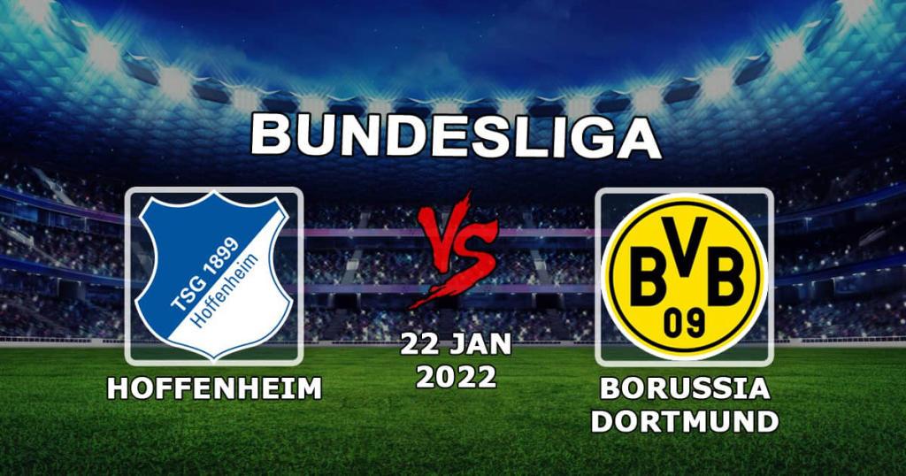 Hoffenheim - Borussia Dortmund: prognose og spill på kampen i Bundesliga - 22.01.2022