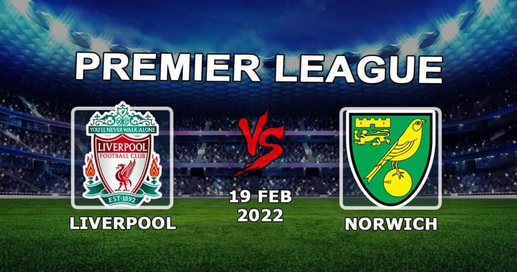 Liverpool - Norwich: spådom og spill på Premier League-kampen - 19.02.2022