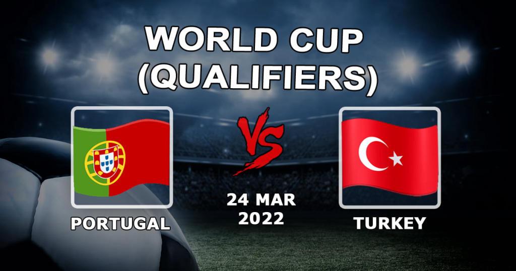 Portugal - Tyrkia: spådom og spill på kvalifiseringskampen VM - 24.03.2022
