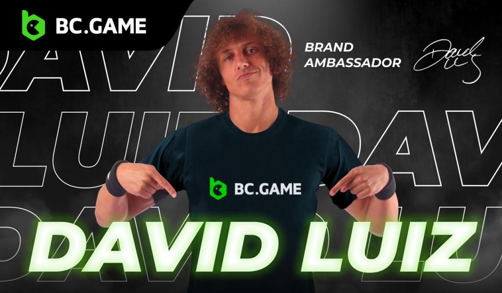 David Luiz er nå ambassadør for BC.GAME