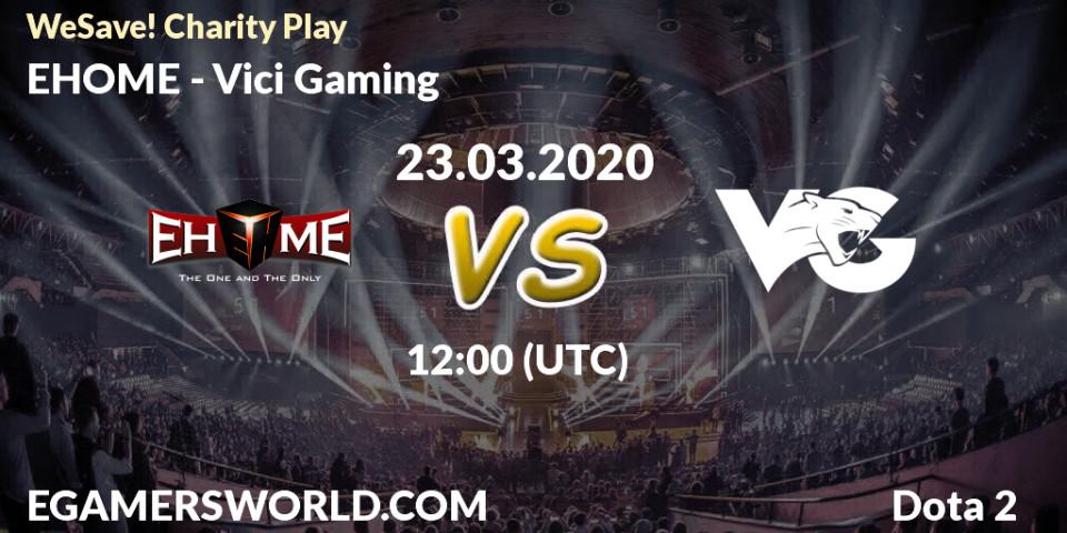EHOME vs Vici Gaming: Match Prediction. 23.03.2020 at 12:04, Dota 2, WeSave! Charity Play