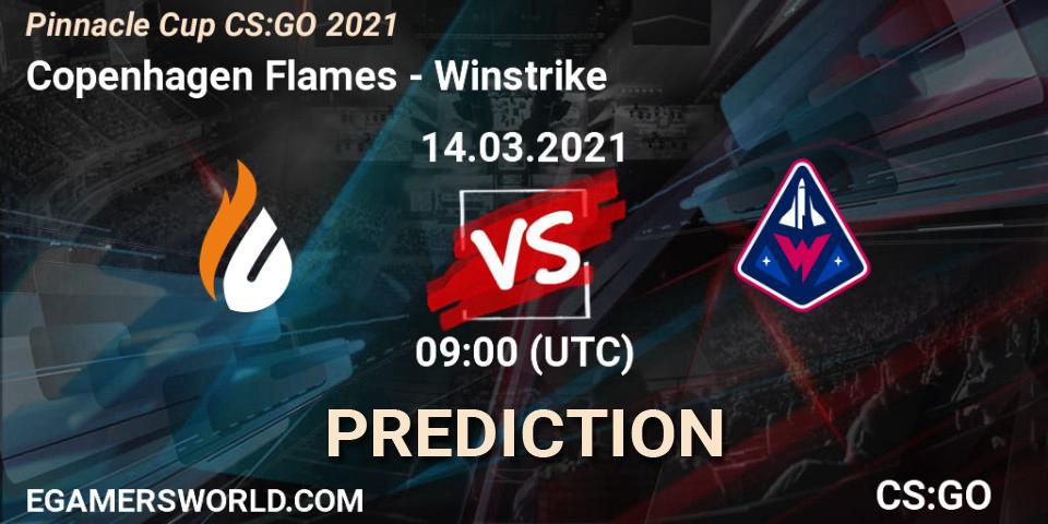 Copenhagen Flames vs Winstrike: Match Prediction. 14.03.21, CS2 (CS:GO), Pinnacle Cup #1