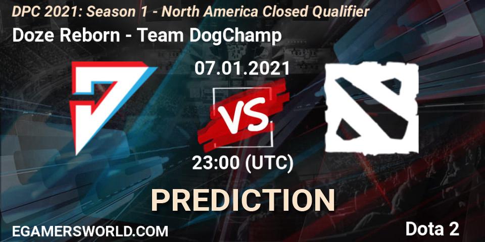 Byzantine Raiders vs Team DogChamp: Match Prediction. 07.01.2021 at 23:00, Dota 2, DPC 2021: Season 1 - North America Closed Qualifier