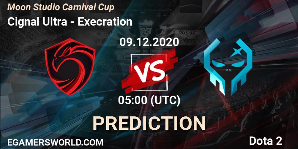 Cignal Ultra vs Execration: Match Prediction. 09.12.2020 at 05:13, Dota 2, Moon Studio Carnival Cup