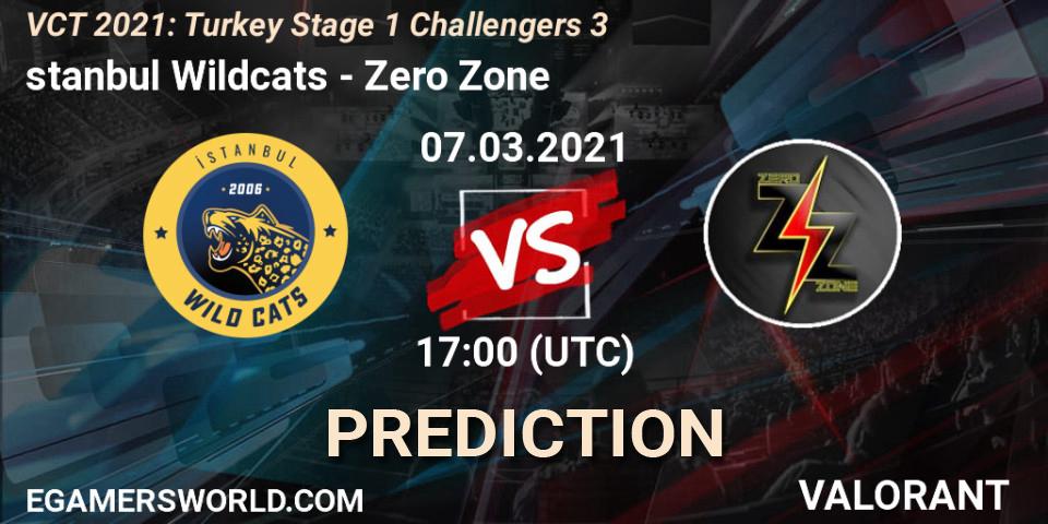 İstanbul Wildcats vs Zero Zone: Match Prediction. 07.03.2021 at 18:00, VALORANT, VCT 2021: Turkey Stage 1 Challengers 3