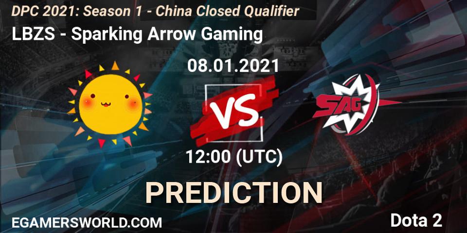 LBZS vs Sparking Arrow Gaming: Match Prediction. 08.01.2021 at 10:05, Dota 2, DPC 2021: Season 1 - China Closed Qualifier