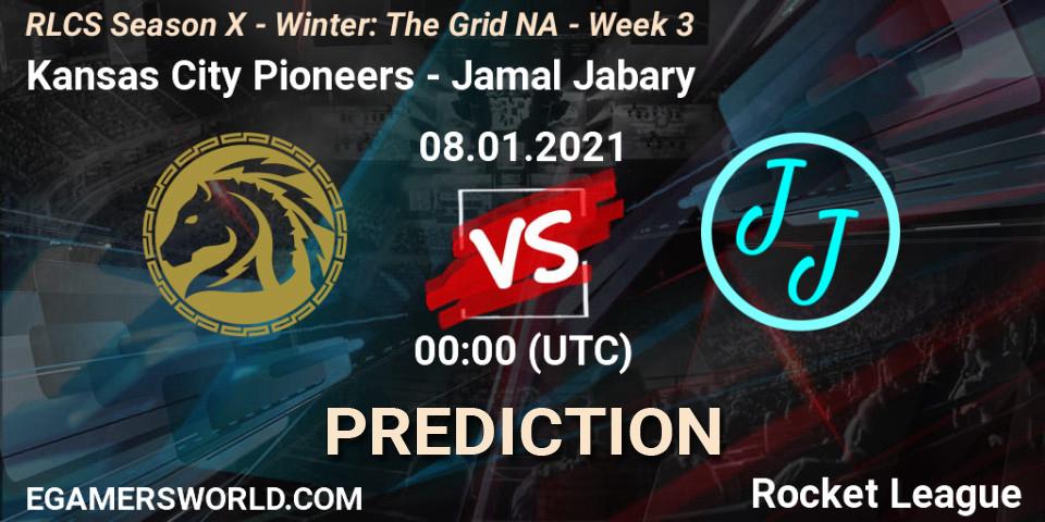 Kansas City Pioneers vs Jamal Jabary: Match Prediction. 15.01.2021 at 00:00, Rocket League, RLCS Season X - Winter: The Grid NA - Week 3
