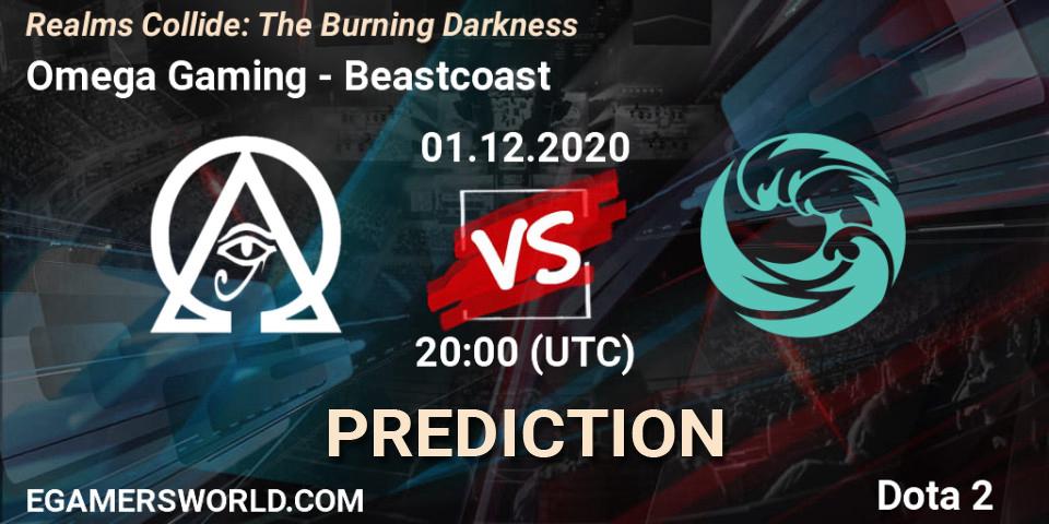 Omega Gaming vs Beastcoast: Match Prediction. 01.12.2020 at 20:09, Dota 2, Realms Collide: The Burning Darkness
