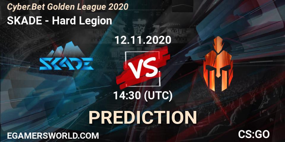 SKADE vs Hard Legion: Match Prediction. 12.11.2020 at 14:40, Counter-Strike (CS2), Cyber.Bet Golden League 2020