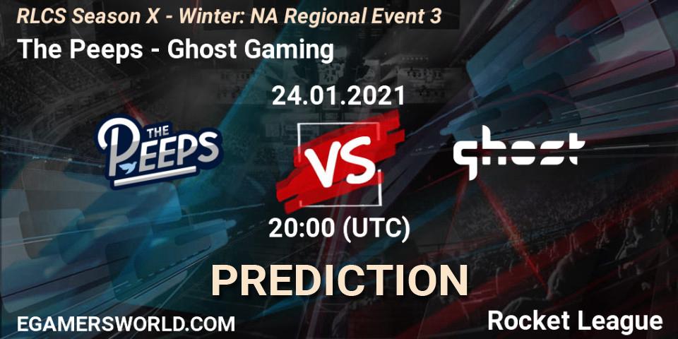 The Peeps vs Ghost Gaming: Match Prediction. 24.01.21, Rocket League, RLCS Season X - Winter: NA Regional Event 3