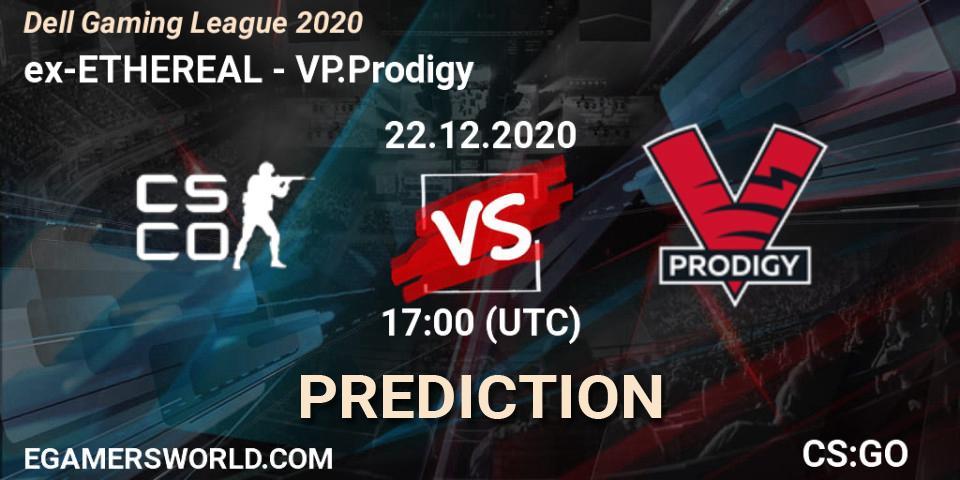 ex-ETHEREAL vs VP.Prodigy: Match Prediction. 22.12.2020 at 17:00, Counter-Strike (CS2), Dell Gaming League 2020