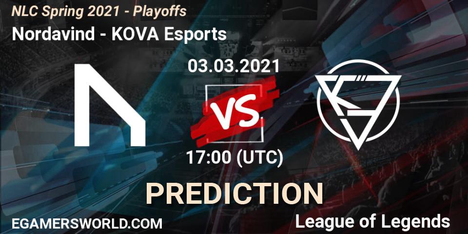 Nordavind vs KOVA Esports: Match Prediction. 03.03.2021 at 17:00, LoL, NLC Spring 2021 - Playoffs