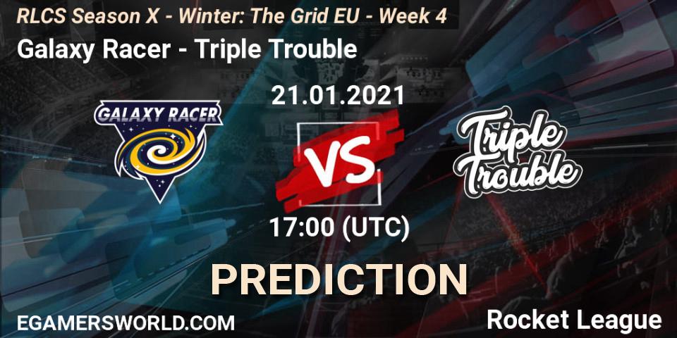 Galaxy Racer vs Triple Trouble: Match Prediction. 21.01.21, Rocket League, RLCS Season X - Winter: The Grid EU - Week 4