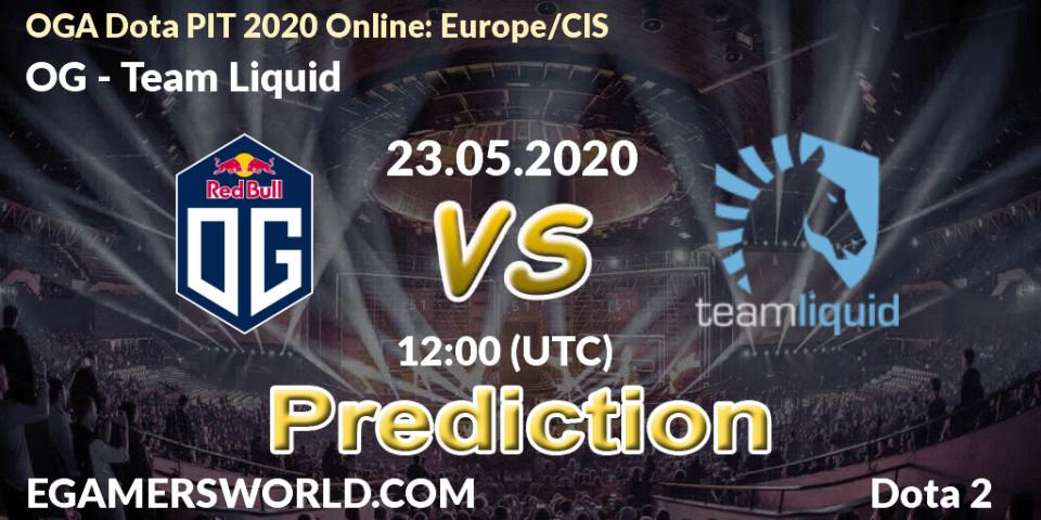 OG vs Team Liquid: Match Prediction. 23.05.20, Dota 2, OGA Dota PIT 2020 Online: Europe/CIS