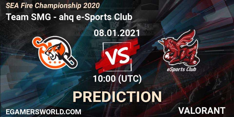 Team SMG vs ahq e-Sports Club: Match Prediction. 08.01.2021 at 11:00, VALORANT, SEA Fire Championship 2020
