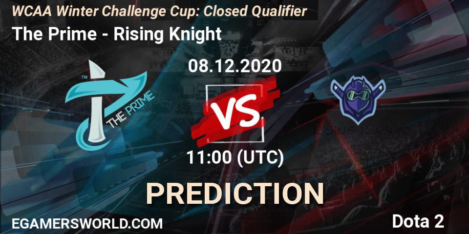 The Prime vs Rising Knight: Match Prediction. 08.12.2020 at 11:27, Dota 2, WCAA Winter Challenge Cup: Closed Qualifier