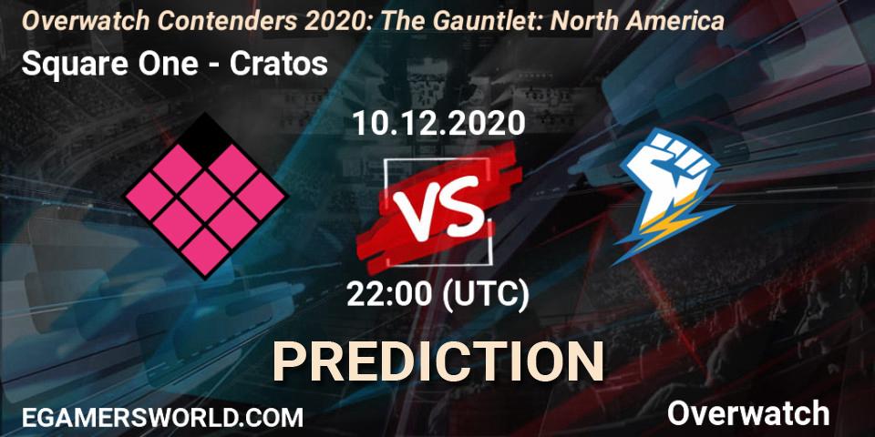 Square One vs Cratos: Match Prediction. 10.12.20, Overwatch, Overwatch Contenders 2020: The Gauntlet: North America