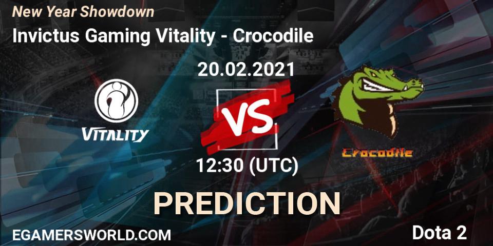 Invictus Gaming Vitality vs Crocodile: Match Prediction. 20.02.2021 at 13:11, Dota 2, New Year Showdown