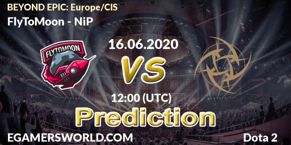 FlyToMoon vs NiP: Match Prediction. 17.06.2020 at 12:02, Dota 2, BEYOND EPIC: Europe/CIS