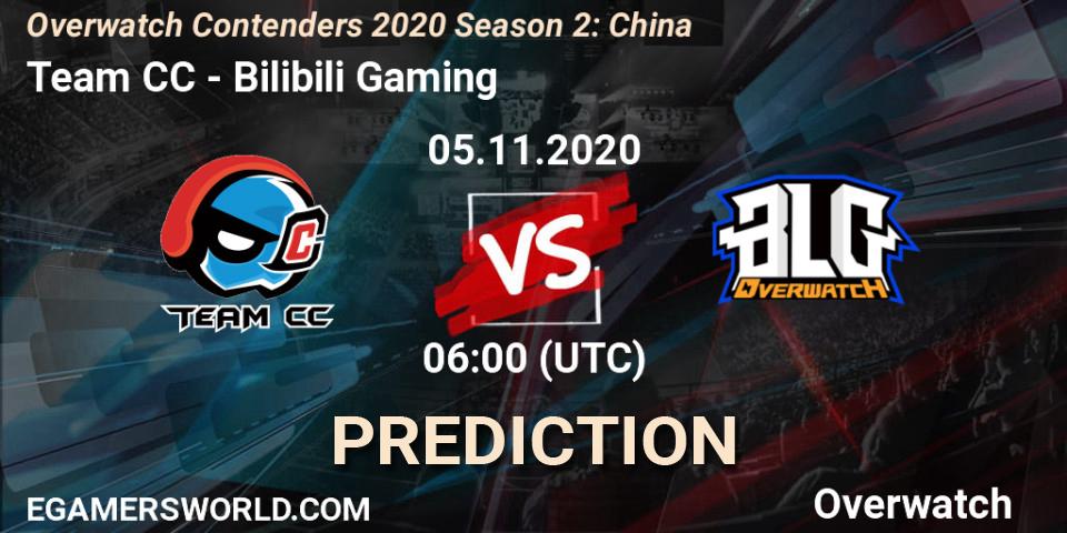 Team CC vs Bilibili Gaming: Match Prediction. 05.11.20, Overwatch, Overwatch Contenders 2020 Season 2: China