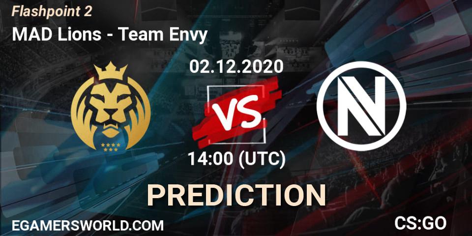 MAD Lions vs Team Envy: Match Prediction. 02.12.20, CS2 (CS:GO), Flashpoint Season 2