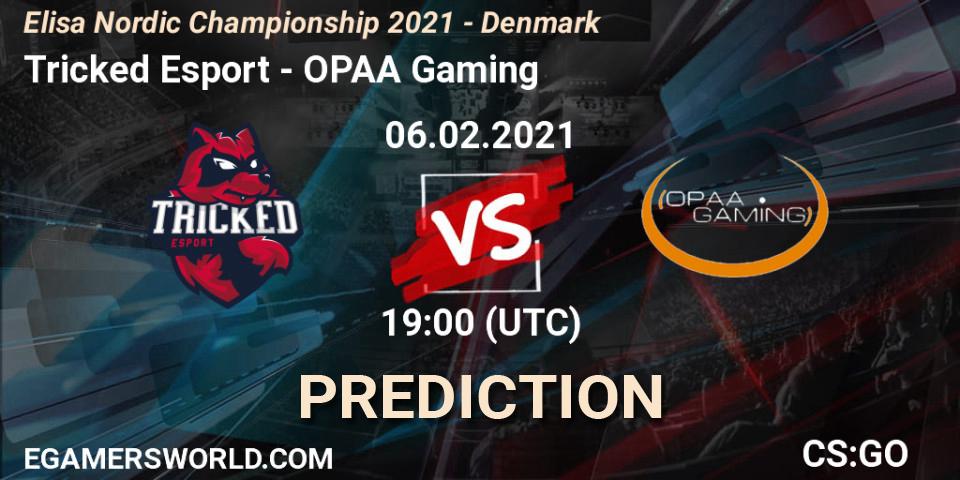 Tricked Esport vs OPAA Gaming: Match Prediction. 06.02.2021 at 19:00, Counter-Strike (CS2), Elisa Nordic Championship 2021 - Denmark