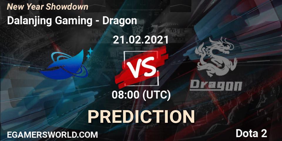Dalanjing Gaming vs Dragon: Match Prediction. 21.02.2021 at 08:09, Dota 2, New Year Showdown