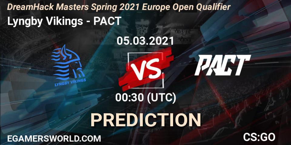 Lyngby Vikings vs Hard Legion: Match Prediction. 05.03.21, CS2 (CS:GO), DreamHack Masters Spring 2021 Europe Open Qualifier
