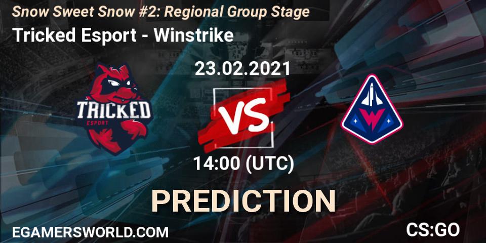 Tricked Esport vs Winstrike: Match Prediction. 23.02.21, CS2 (CS:GO), Snow Sweet Snow #2: Regional Group Stage