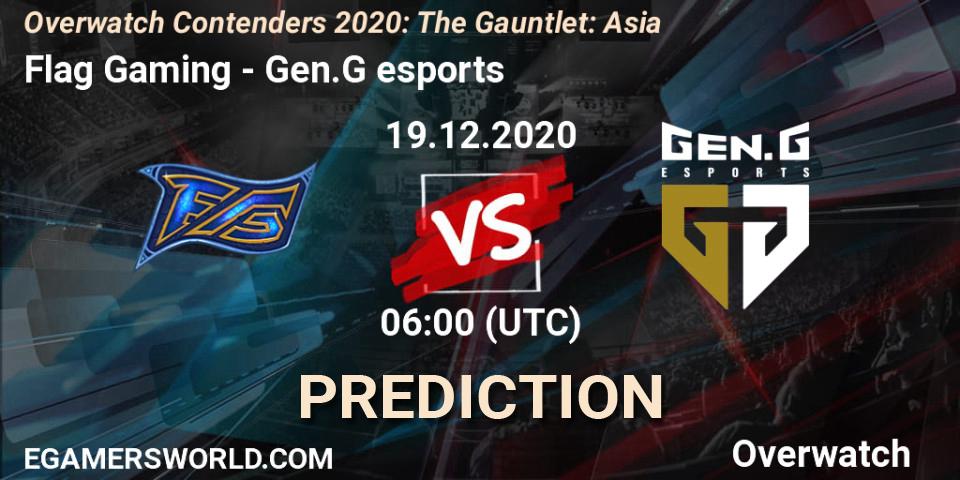 Flag Gaming vs Gen.G esports: Match Prediction. 19.12.20, Overwatch, Overwatch Contenders 2020: The Gauntlet: Asia
