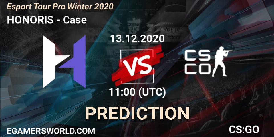 HONORIS vs Case: Match Prediction. 13.12.20, CS2 (CS:GO), Esport Tour Pro Winter 2020