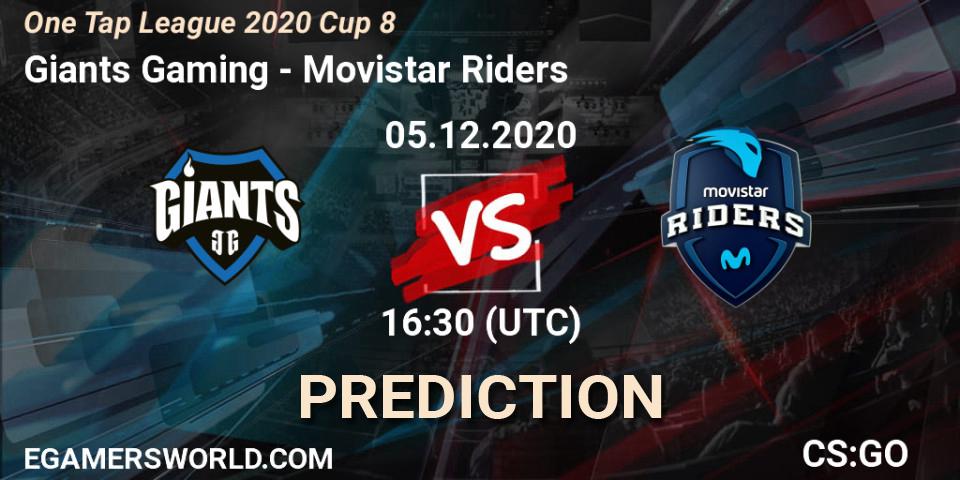 Giants Gaming vs Movistar Riders: Match Prediction. 05.12.20, CS2 (CS:GO), One Tap League 2020 Cup 8