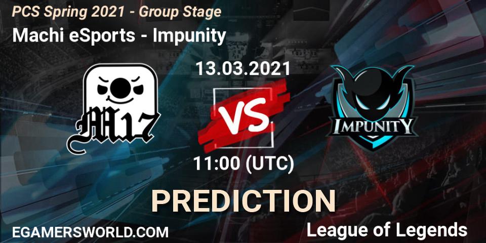 Machi eSports vs Impunity: Match Prediction. 13.03.2021 at 11:00, LoL, PCS Spring 2021 - Group Stage