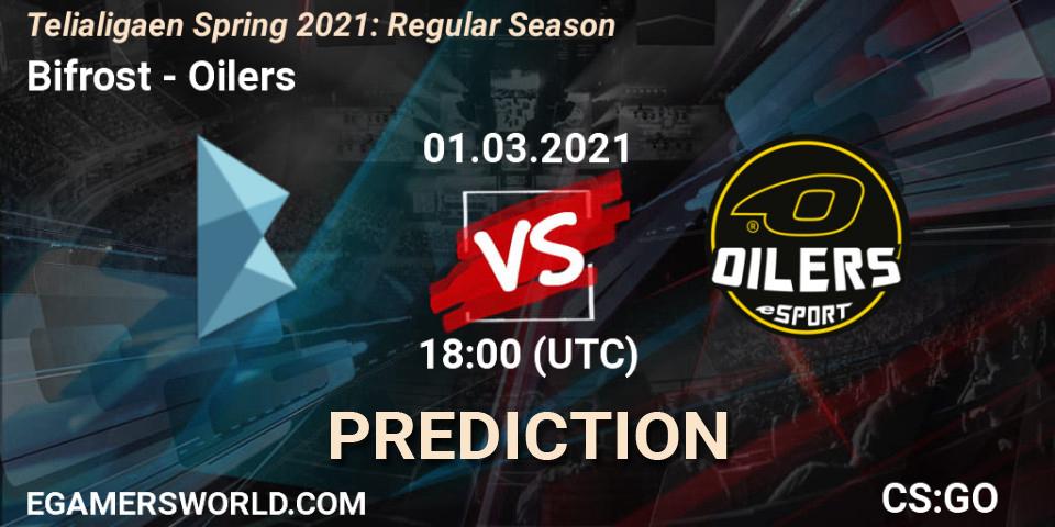 Bifrost vs Oilers: Match Prediction. 01.03.2021 at 18:00, Counter-Strike (CS2), Telialigaen Spring 2021: Regular Season