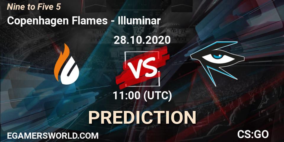 Copenhagen Flames vs Illuminar: Match Prediction. 28.10.2020 at 11:00, Counter-Strike (CS2), Nine to Five 5