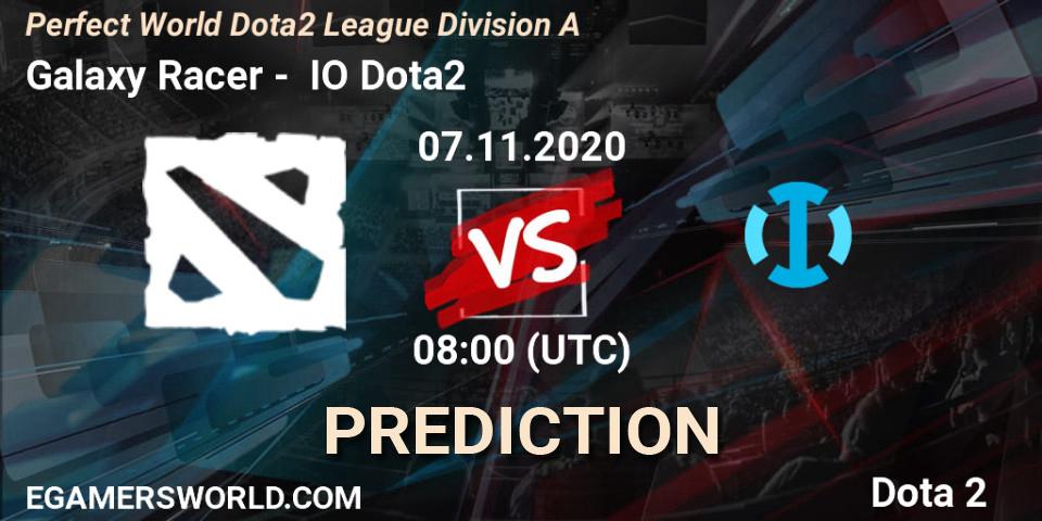 Galaxy Racer vs IO Dota2: Match Prediction. 07.11.2020 at 08:36, Dota 2, Perfect World Dota2 League Division A