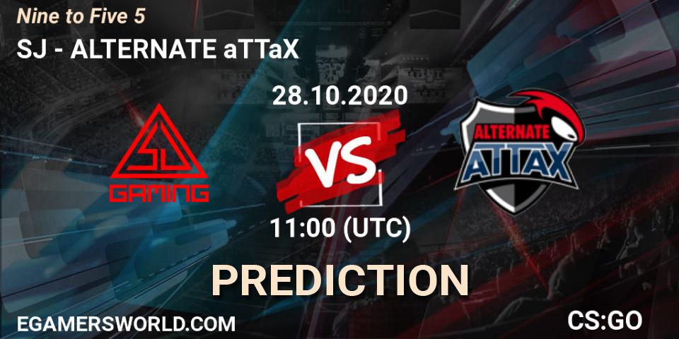 SJ vs ALTERNATE aTTaX: Match Prediction. 28.10.2020 at 11:45, Counter-Strike (CS2), Nine to Five 5