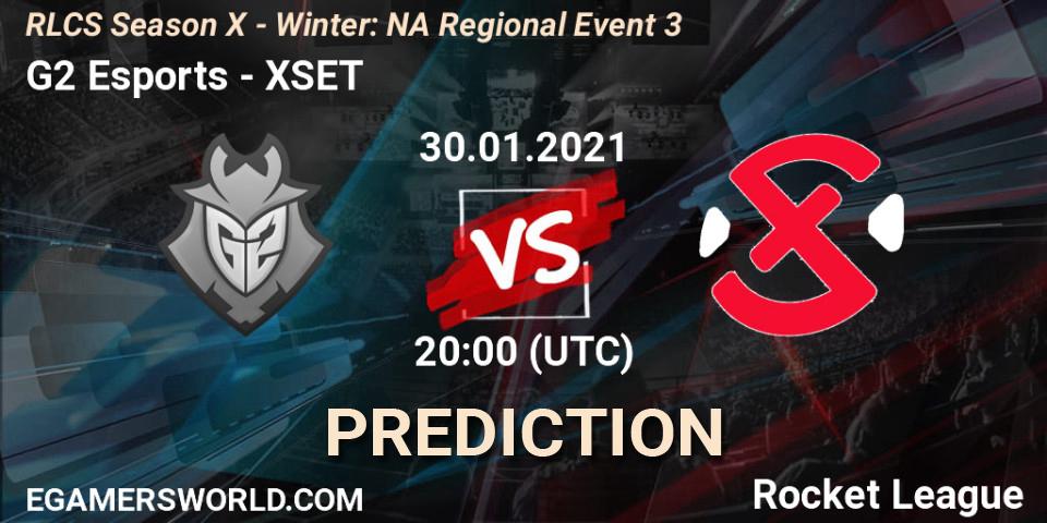 G2 Esports vs XSET: Match Prediction. 30.01.2021 at 20:00, Rocket League, RLCS Season X - Winter: NA Regional Event 3