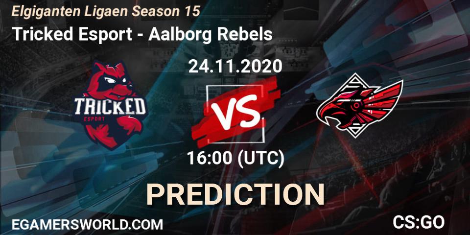 Tricked Esport vs Aalborg Rebels: Match Prediction. 24.11.2020 at 16:00, Counter-Strike (CS2), Elgiganten Ligaen Season 15