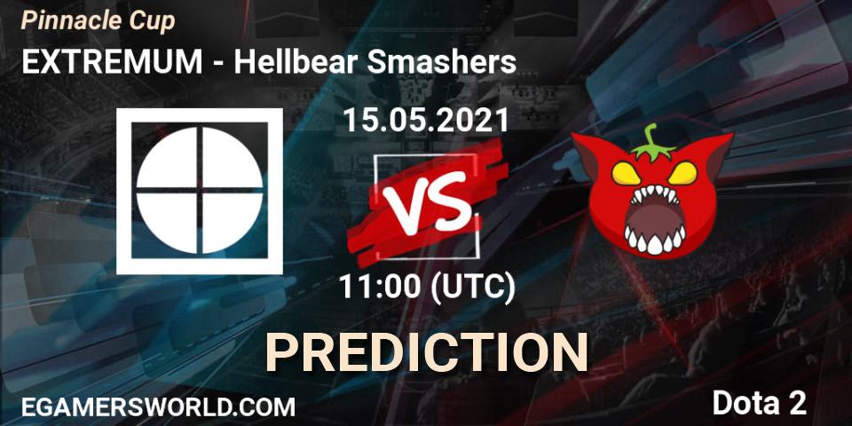 EXTREMUM vs Hellbear Smashers: Match Prediction. 15.05.2021 at 11:02, Dota 2, Pinnacle Cup 2021 Dota 2