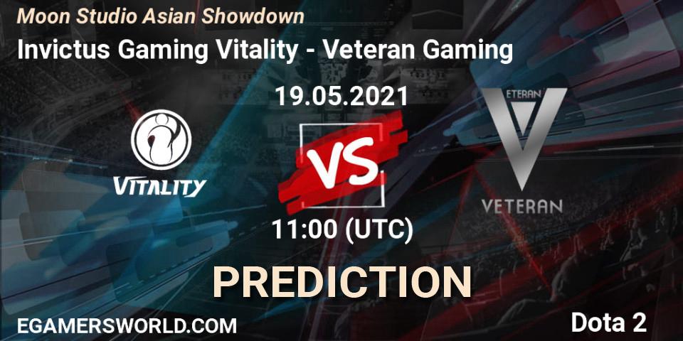 Invictus Gaming Vitality vs Veteran Gaming: Match Prediction. 19.05.21, Dota 2, Moon Studio Asian Showdown